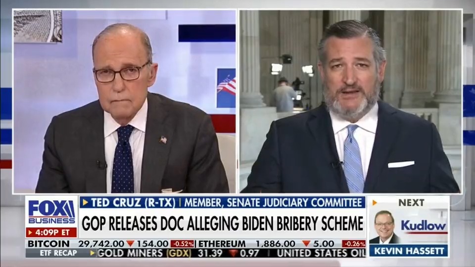 The only possible conclusion is that the Department of Justice and the FBI were engaged not only in a rampant cover-up of Hunter Biden's illegality and bribery scheme but, most importantly, a cover-up of Joe Biden's involvement.