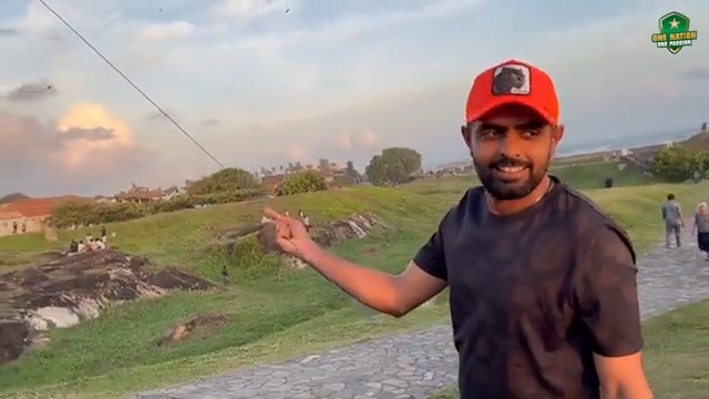.Babar Azam and Abrar Ahmed go all touristy in Galle ✨ #SLvPAK