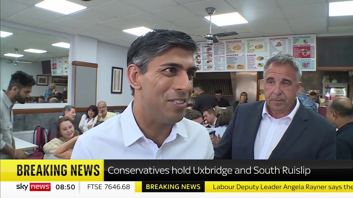 Prime Minister Rishi Sunak says the next General Election is "not a done deal" as he joins newly-elected MP for Uxbridge and South Ruislip Steve Tuckwell in his constituency after his by-election win. Politics Hub 👉 📺 Sky 501 and YouTube