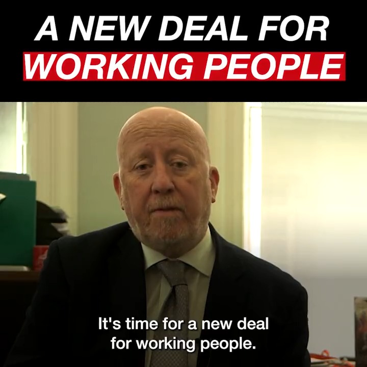 While corporate profits and bosses’ bonuses soar, millions of working people can’t make ends meet. And the offer from the Tories after 13 years is yet more austerity. It’s more urgent than ever that we get a Labour government that will bring in the #NewDeal4WorkingPeople