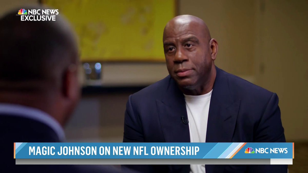 The NFL’s Washington Commanders has been sold to a group led by billionaire Josh Harris and a group that includes NBA legend Earvin Magic Johnson. Craig Melvin sat down for an exclusive interview with Johnson to talk about ushering in a new era for the team.