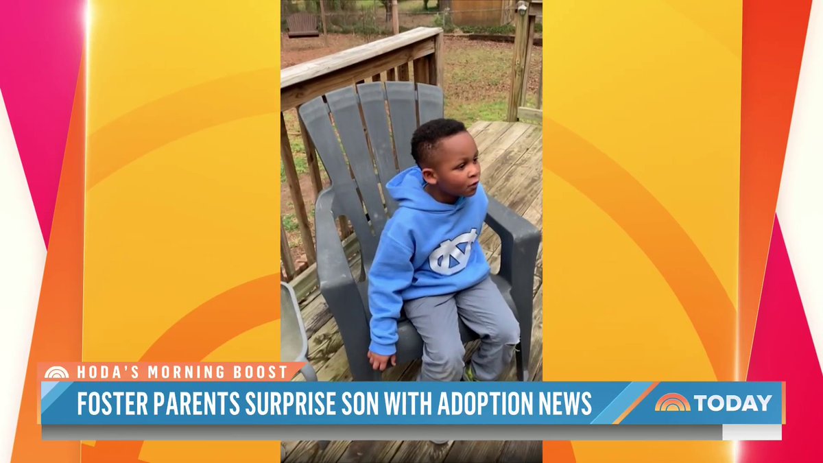A six-year-old boy in North Carolina had his foster parents give him a gift he will never forget: adoption news!!! Hoda Kotb has the Morning Boost that has us all crying happy tears 🥹