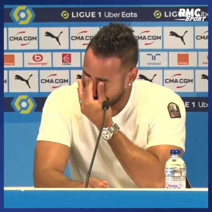 L’émotion de Dimitri Payet en annonçant son départ. 😢 🎥 RMC Sport