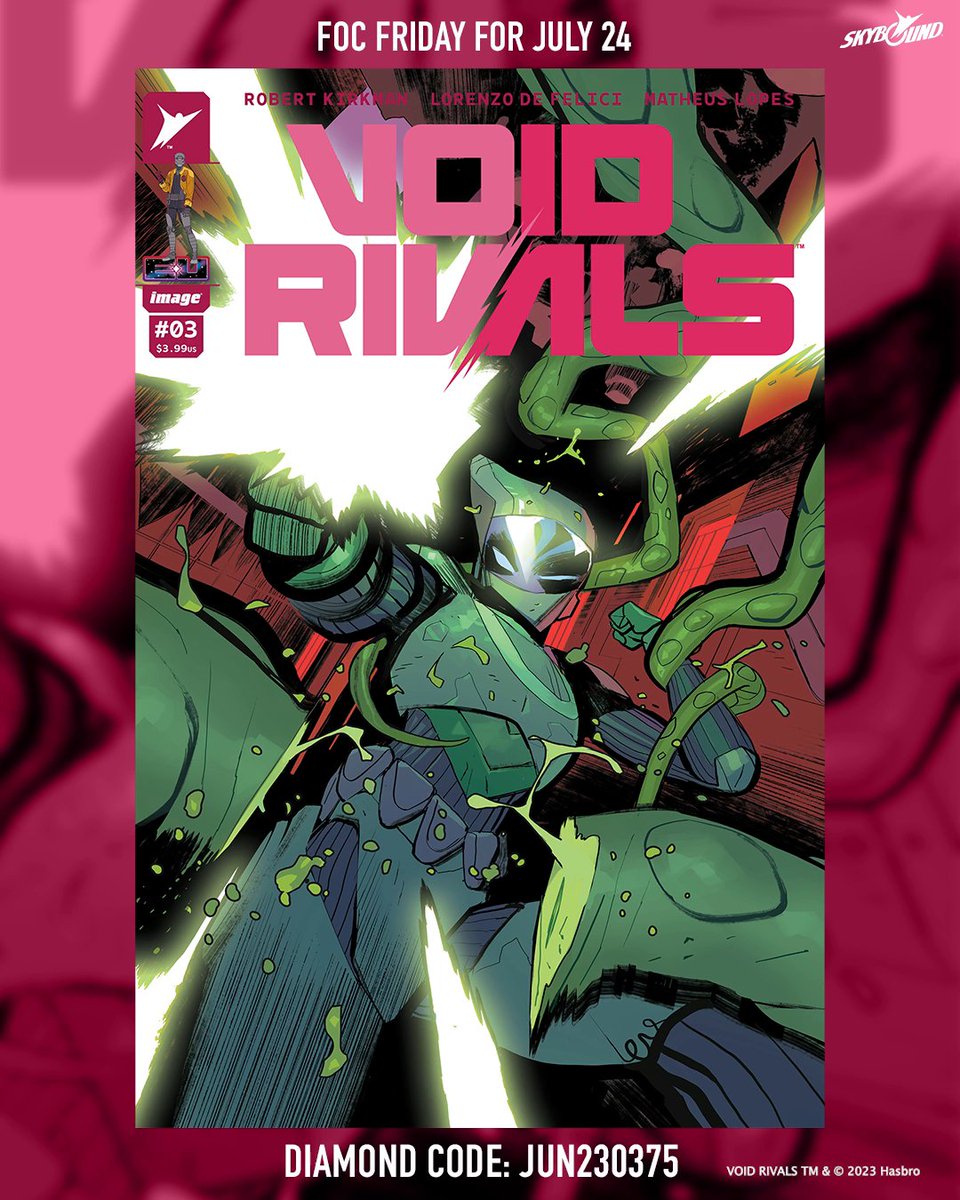 To deliver the truth back home, they must first get off this deadly planet—by any means necessary. The #EnergonUniverse continues with VOID RIVALS #3. #FOCFriday