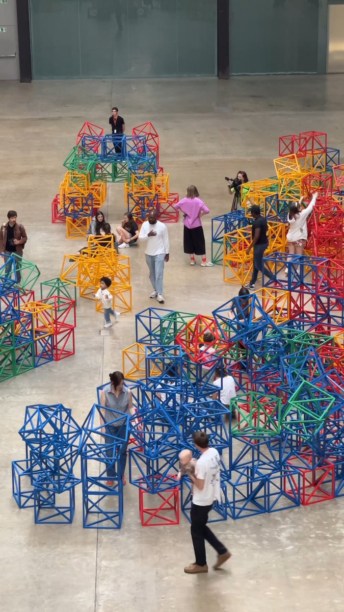 Make room for play this summer with Rasheed Araeen’s 'Zero to Infinity' at Tate Modern. As part of UNIQLO #TatePlay, everyone's invited to tilt, stack &amp; balance 400 colourful cubes in a creative act of making &amp; remaking.
