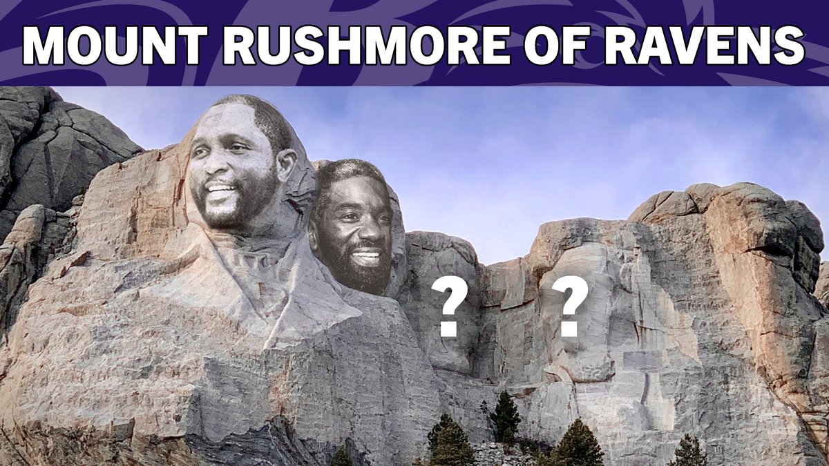 Now 𝘵𝘩𝘪𝘴 is a tough one... Who would be on the Mount Rushmore of Ravens? 🤔