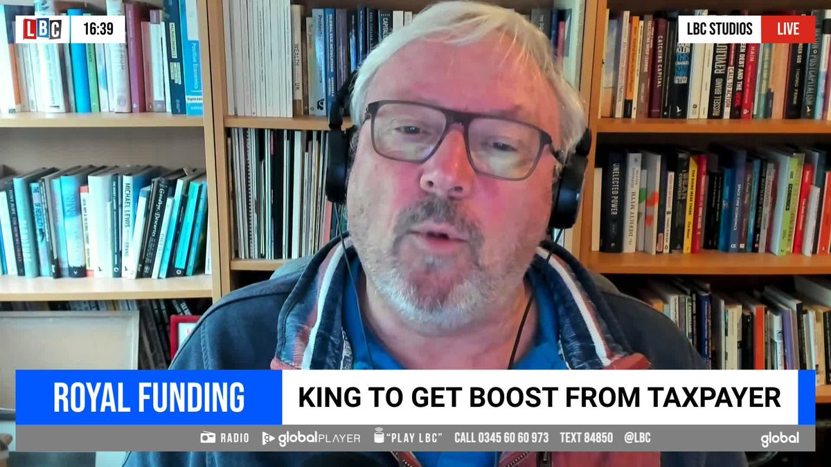 'A lot of people need to renovate their homes but not a lot get a 45% pay increase to do so.' Political economist Richard Murphy explains why King Charles is getting more money - putting it into context he tells Ben Kentish 'this stinks'.