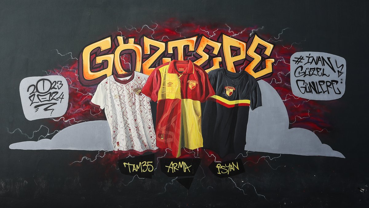 🗣"Sokaklar benim oyun saham ve benim evim!" 🎬Göztepe Spor Kulübü 2023-24 Formaları😎 #İnanGüzelGünlere #Göztepe