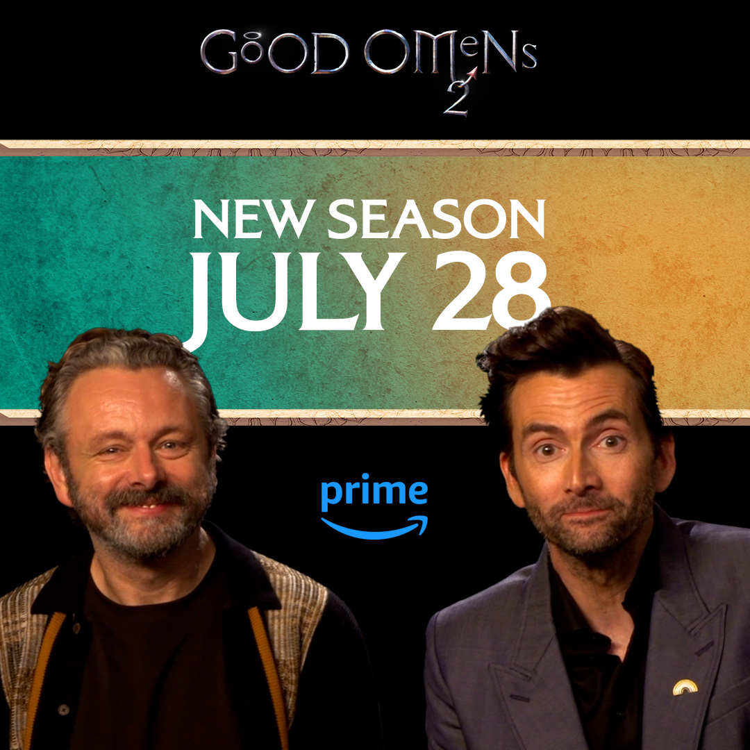 Attention all angels, demons, and mortals: Good Omens returns in seven days' time.
