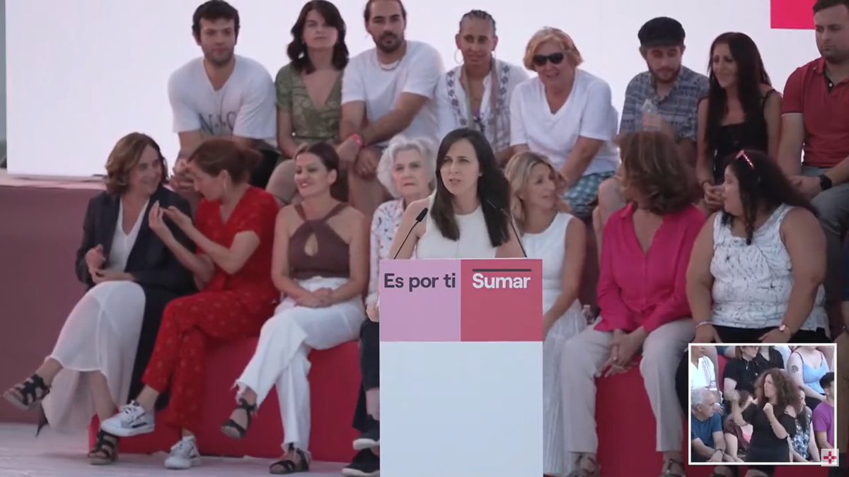 👏 ORGULLOSAS de Irene Montero. Ella ha demostrado que SÍ SE PUEDE conquistar una nueva generación de derechos feministas 💜 🎥 Ione Belarra #VotaSumar23J