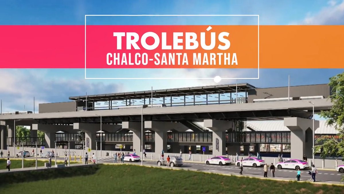 El Trolebús Chalco-Santa Martha permitirá a las familias ahorrar 1 hora 15 minutos en sus traslados de Chalco, Valle de Chalco o La Paz hacia la Ciudad de México.