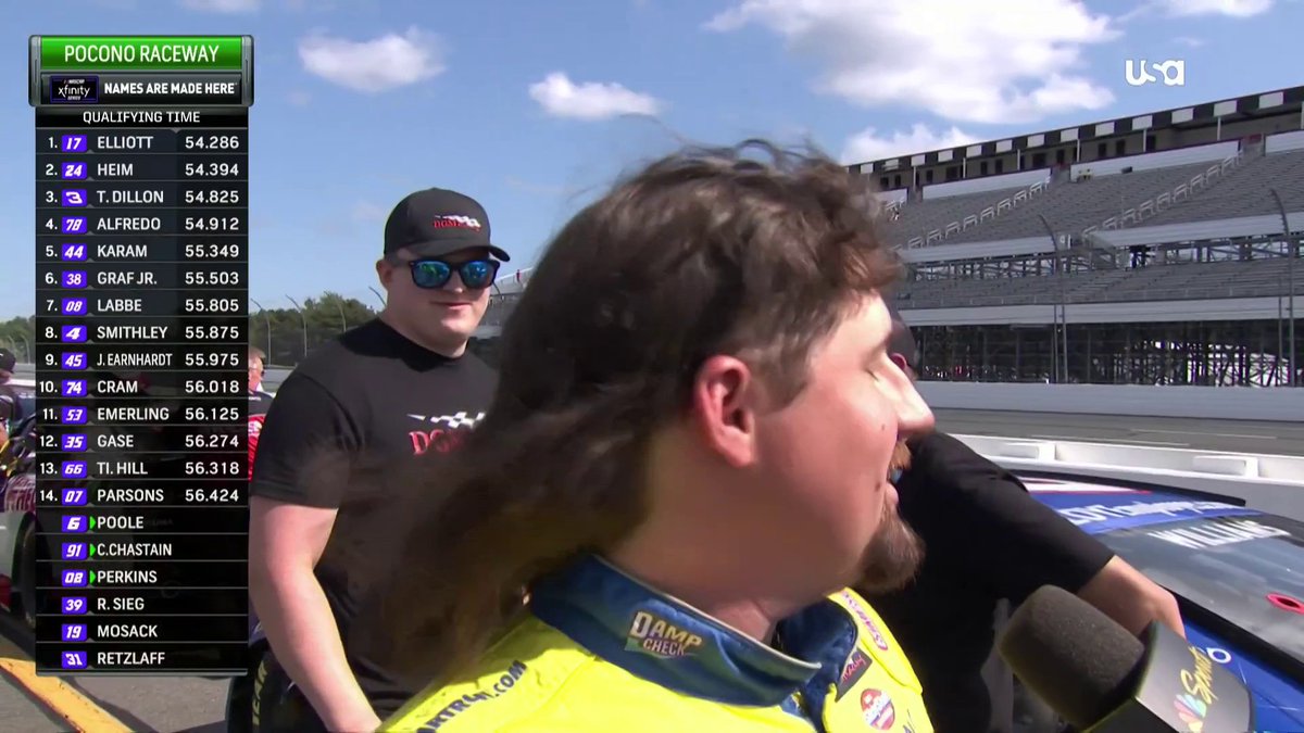 RETWEET to congratulate Josh Berry! The JR Motorsports driver wins the pole for Saturday's Xfinity Racing Series race at Pocono Raceway.