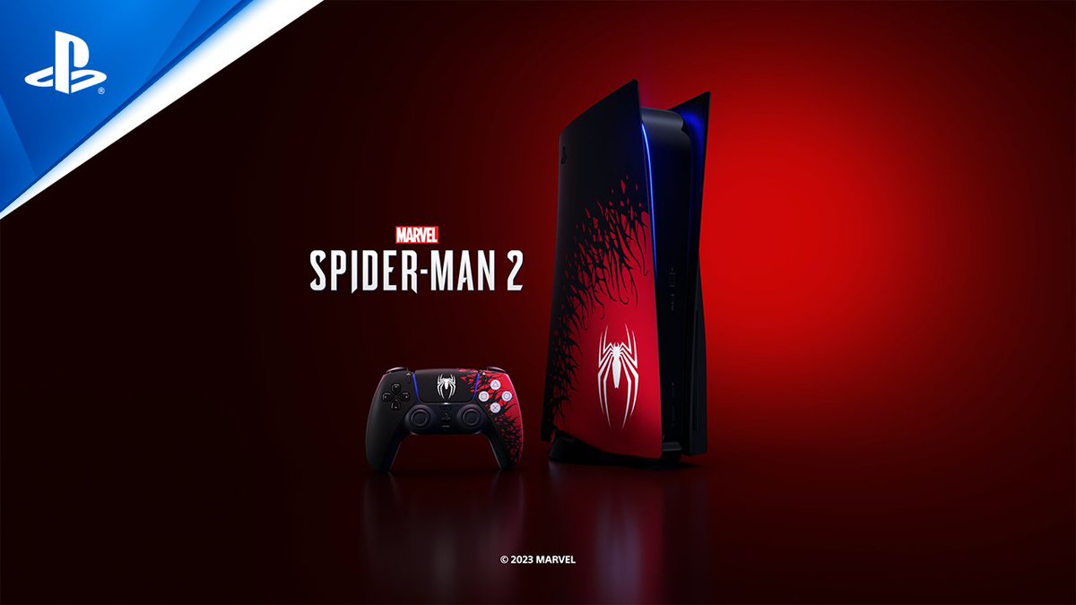 The Symbiote spreads to the PS5 Console - Marvel’s Spider-Man 2 Limited Edition Bundle. Learn more, including products that can be purchased separately: