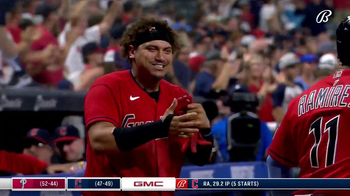 "As much as everyone sees that he cares, it's like 10-fold off the field." Josh Naylor has emerged as a leader in the Cleveland Guardians clubhouse and has garnered the respect of his teammates. #ForTheLand