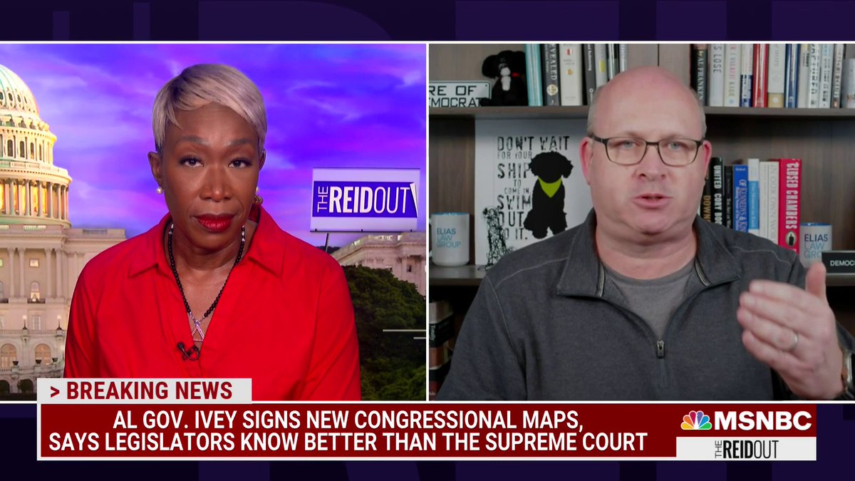 .Marc E. Elias on Alabama Republicans ignoring Supreme Court order to redraw congressional districts: "This isn't that complicated. They're just breaking the law." #TheReidOut