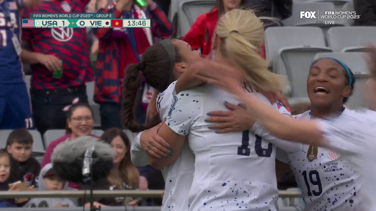 SOPHIA SMITH SCORES THE U.S. Women's National Soccer Team'S FIRST GOAL IN THE 2023 FIFA WOMEN'S WORLD CUP 🇺🇸