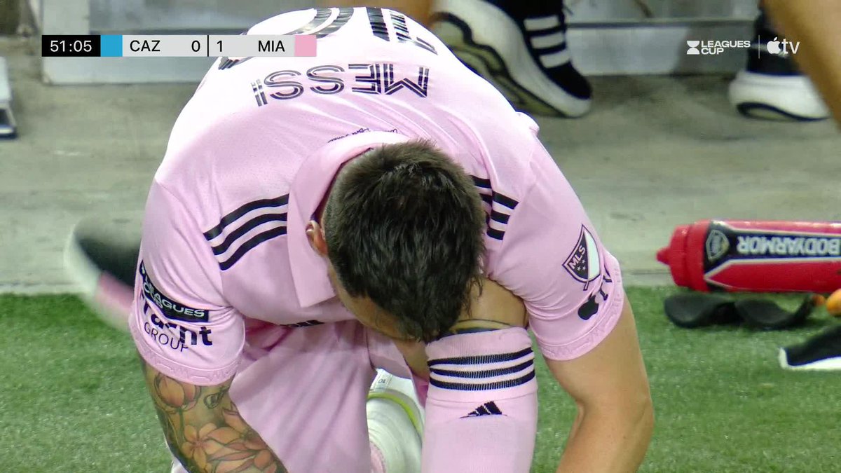 The moment we’ve been waiting for. Welcome to the show, Lionel Messi.