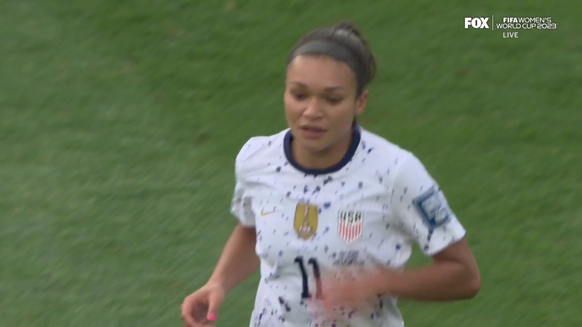 The U.S. Women's National Soccer Team leads 2-0 over Vietnam as we enter the half at Eden Park 🇺🇸