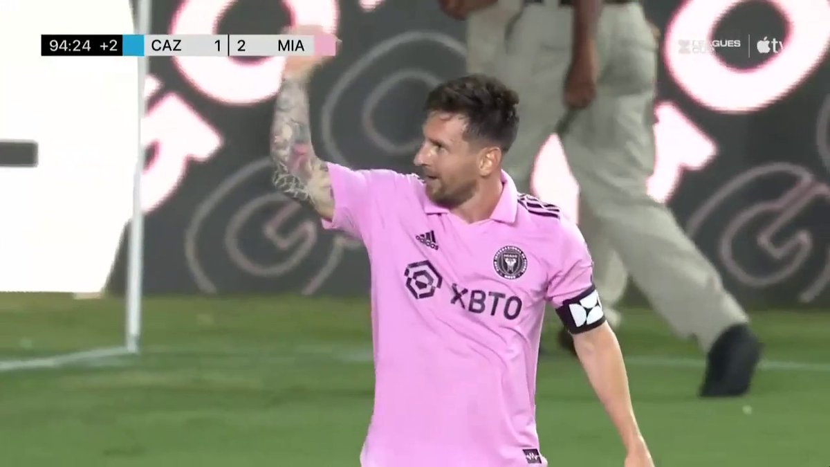 JUST GOAT THINGS 🐐 MESSI SCORES THE MATCH-WINNING GOAL FOR Inter Miami CF