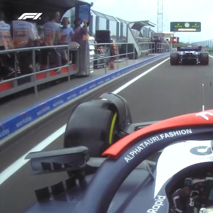 Danny Ric received a warm welcome from the pit lane on his return to the track 🥹 #HungarianGP #F1 Daniel Ricciardo