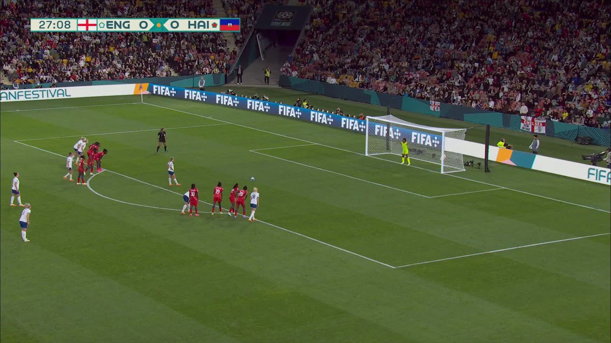 Georgia Stanway has her penalty emphatically saved by Kerly Theus... but the penalty has to be retaken! 😅 #FIFAWWC