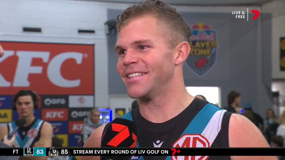 "Collingwood obviously took it to us, but we felt a little bit like we could have won the game - and probably should have." Dan Houston on the result tonight. #AFLPowerPies