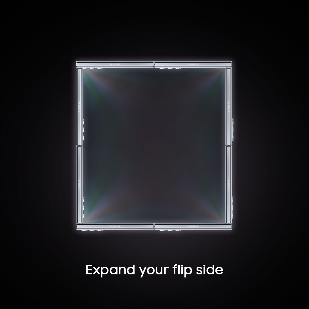 Let's keep going: what do you think this represents? Comment below! #JoinTheFlipSide #SamsungUnpacked