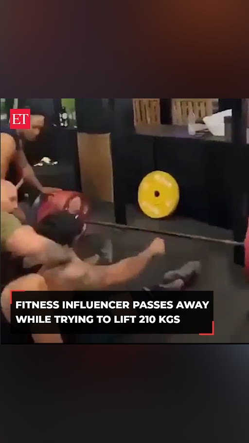 Fitness influencer passes away in freak accident while trying To Lift 210 kilos #viralvideo Catch the day's latest news and updates 🔴