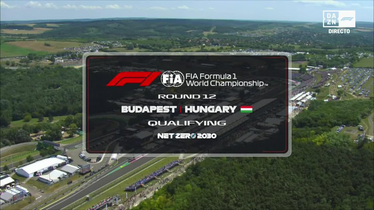 ¡EMPIEZA LA CLASIFICACIÓN! Todos a verla #HungriaDAZNF1 🇭🇺