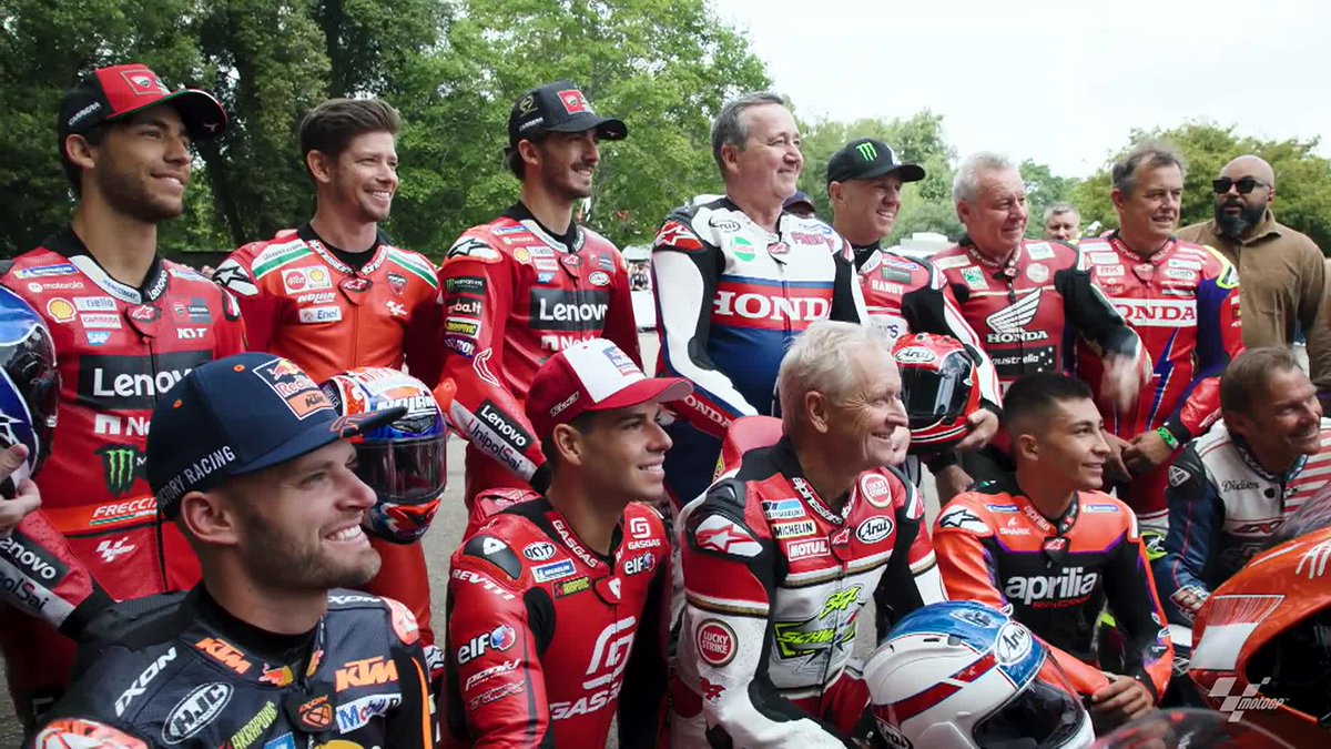 "There's no other event in the world like it" 😎 Check out the unseen bits from Goodwood FOS as #MotoGP legends reunite with their old bikes 🥳 #FOS