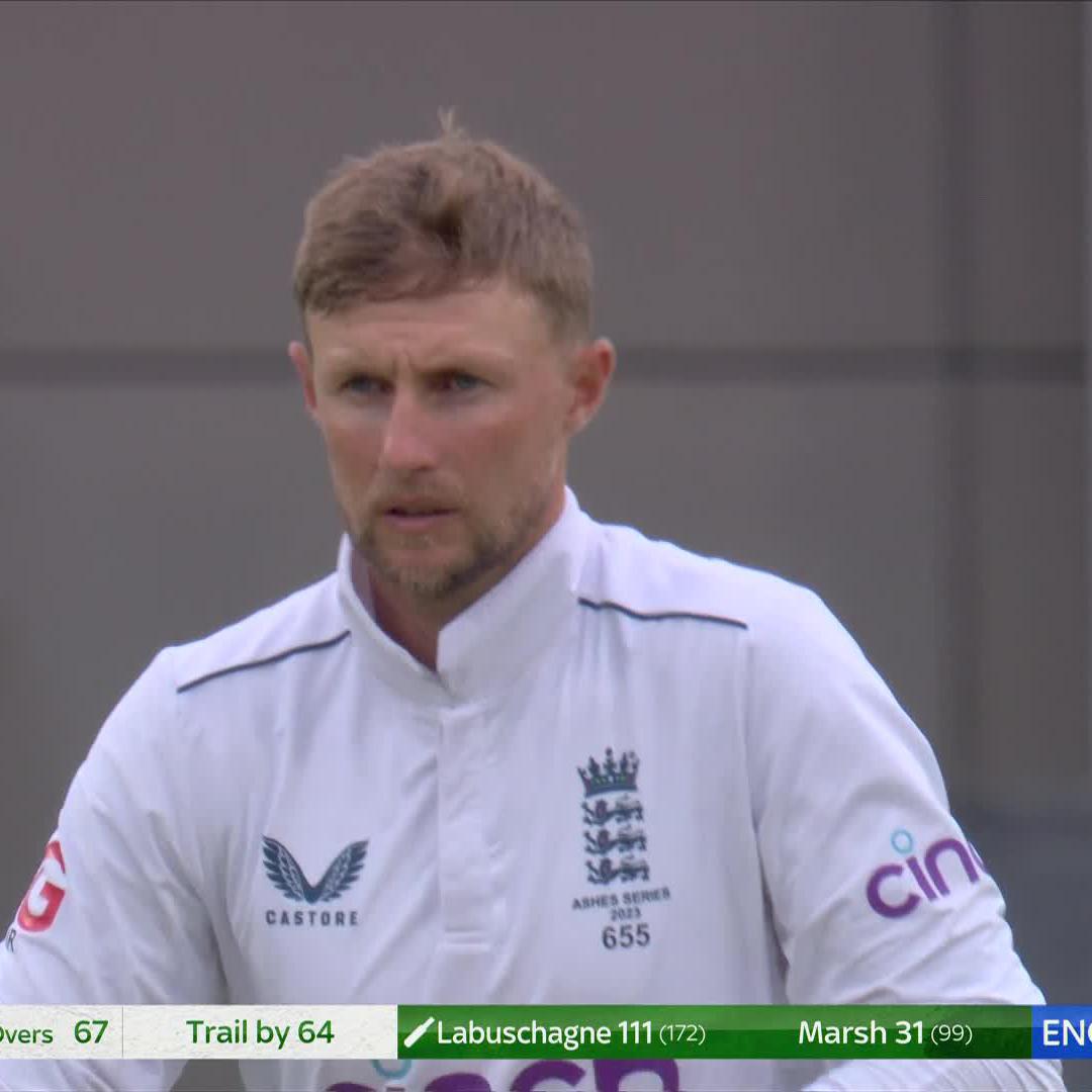 Is there ANYTHING this man can't do!? Joe Root gets the breakthrough. COME ON! 💪 #EnglandCricket | #Ashes