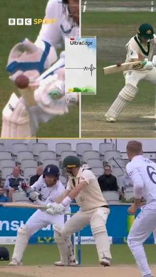The only wicket to fall today, but it's the key one of Marnus Labuschagne. Now all eyes on the weather again.. 🌧️ #BBCCricket #Ashes