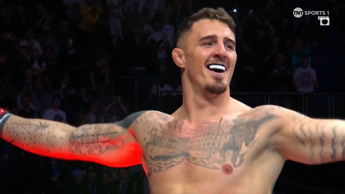 BACK WITH A BANG! 💥 Incredible scenes as Tom Aspinall gets it done in the very first round 🙌 #UFCLondon