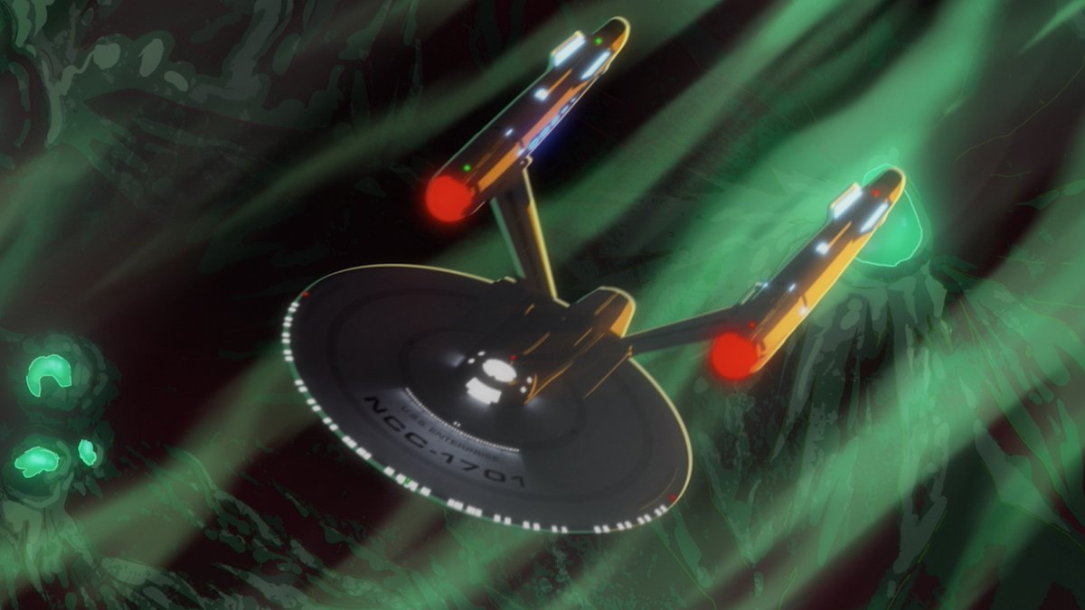 The #StarTrek #StrangeNewWorlds crossover with #StarTrekLowerDecks is NOW STREAMING on Paramount+! And it even has its own special animated title sequence.