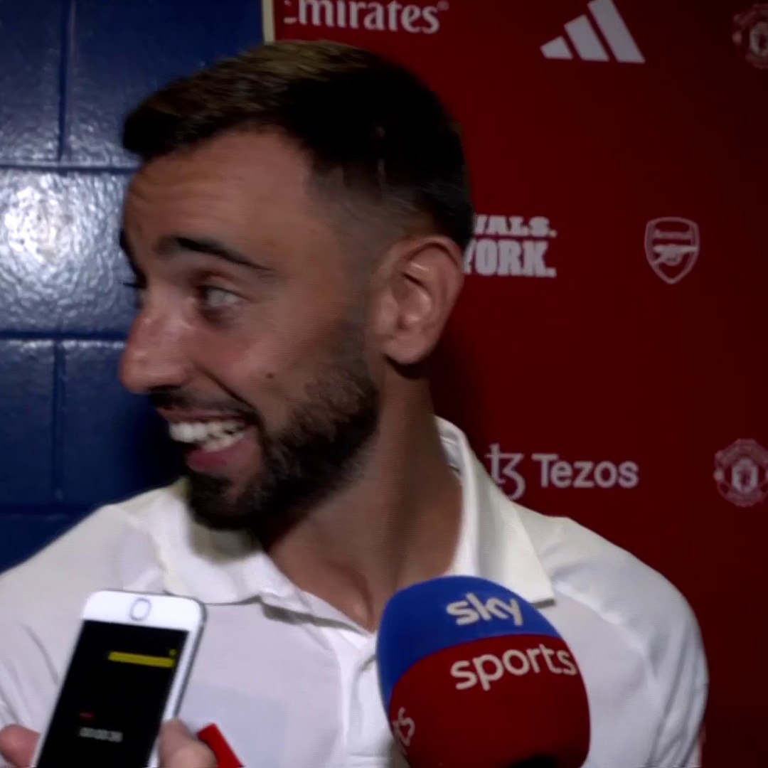 "There was a feeling that I'd like it to be me but I didn't know" ©️ Bruno Fernandes on finding out he would be the Man Utd captain 🔴
