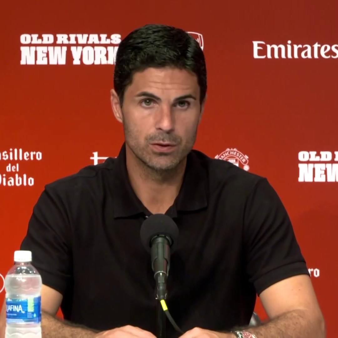 "I want to see the team hurting" Mikel Arteta reflects on Arsenal's 2-0 defeat to Man Utd in 🇺🇸