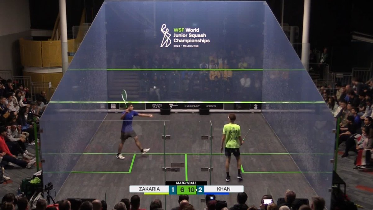 🎙 "Pakistani Squash is back!" Here's the moment 🇵🇰 Hamza Khan ended Pakistan's 37-year wait for a WSF World Junior Squash Champion title 🏆 #WSFjuniors Pakistan Squash Federation Squash Australia