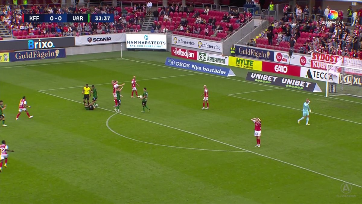 Ricardo Friedrich blir utvisad för andra gången den här säsongen efter en utrusning! Se matchen på