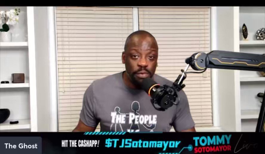 Me and Tommy building on a touchy subject .. he got a little emotional at times or maybe passionate But the convo came back to a Adult intellectual space I don’t usually do spaces because You are not allowed to speak freely without your mic being turned off In the middle of a discussion Or being interrupted But it was interesting tho