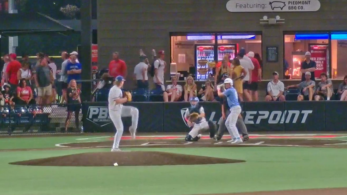 Watch him 𝙎𝙃𝙊𝙑𝙀 Yale Baseball commit AJ Murray (O'Connell Baseball) runs the strikeout counter to 1️⃣3️⃣ over seven scoreless in a gem of an outing for Prime Time Baseball. #17Nat23 Prep Baseball | @PBRTournaments | @PBRVirginiaDC