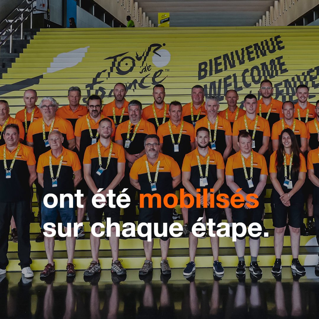🚴‍♂️ Tour de France™ de France 2023 s'achève... Une édition de tous les records ! 👏 Un grand merci à tous nos techniciens Orange présents mobilisés 🧡 𝐋𝐞 #TDF2023 💛 en quelques chiffres, c’est ⬇️ Et place désormais au Tour de France™Femmes #TDFF2023 🚴‍♀️