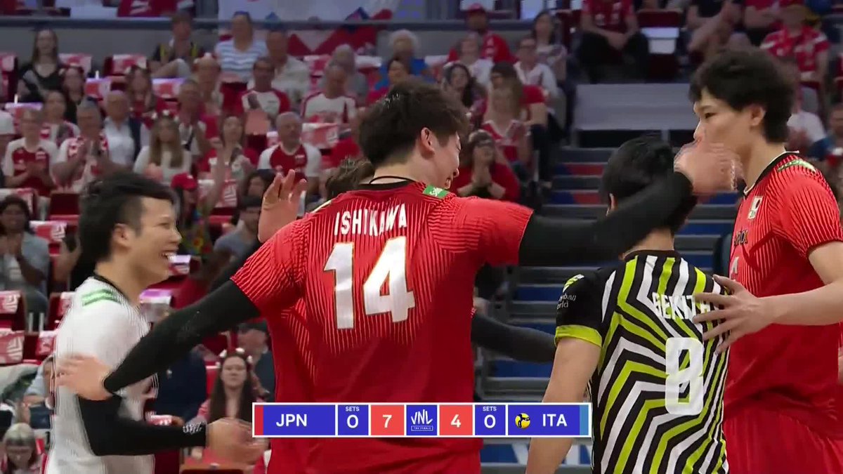 Yuki Ishikawa 🇯🇵 The outside hitter had a spectacular 21 point performance in the 🥉 match 🆚 Italy including the game-winner to give Japan their first #VNL medal. ➡️ 📺 Full match replay on 🏐 #VNL2023 #Volleyball #VNLFinals
