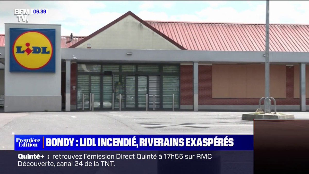 La galère des habitants après la fermeture du Lidl de Bondy Nord, incendié fin juin