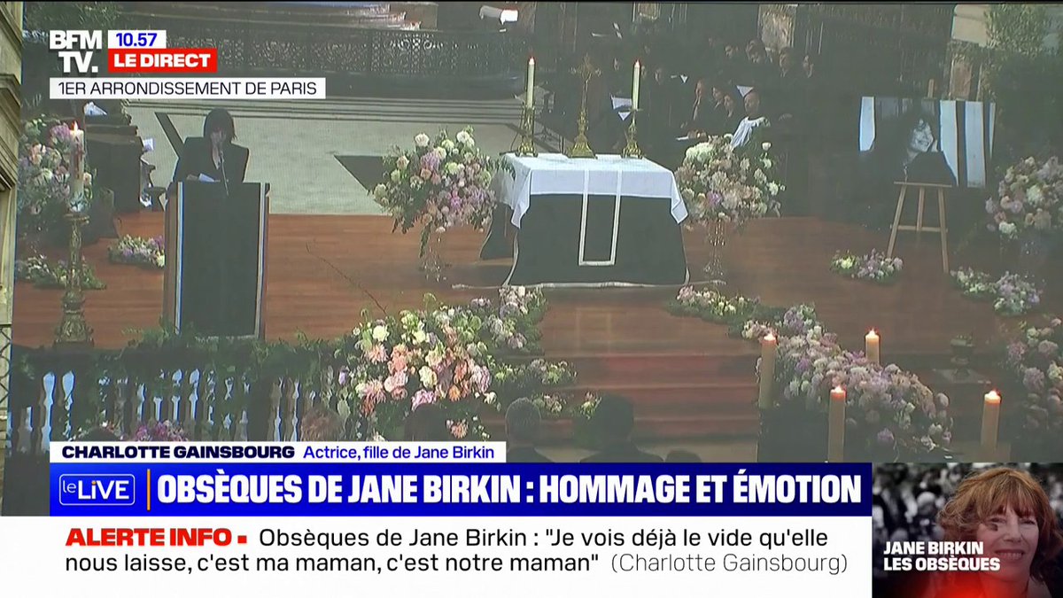 💬 "Je me retrouve orpheline" L'hommage de Charlotte Gainsbourg à sa défunte mère Jane Birkin
