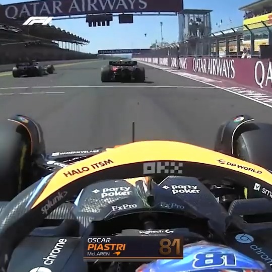 From P4 to P2 in a flash ⚡️ A mega start from Oscar Piastri in Hungary! #HungarianGP #F1 McLaren Mastercard Formula 1 Team