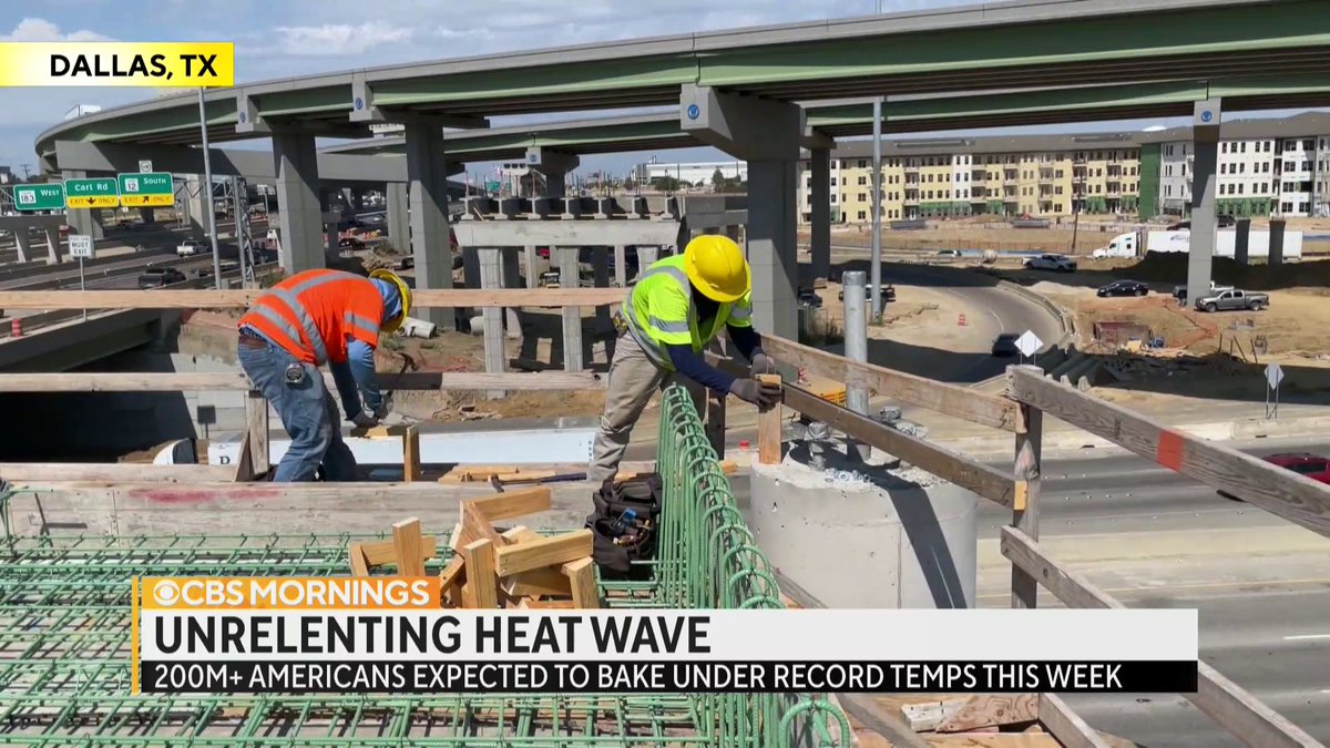 Today will be the 25th straight day in Phoenix with temperatures of at least 110°F — and the record-setting heat wave is expected to move further across the U.S., with an estimated 230 million Americans feeling the effects later this week.
