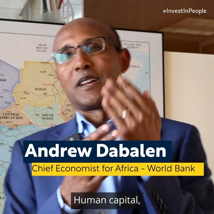 📢 Calling all African leaders, policymakers, youth and change agents! Andrew Dabalen, World Bank Africa Chief Economist, explains how Human Capital stimulates economic growth. Watch the video, join the conversation, and be part of the Human Capital Summit! #InvestInPeople