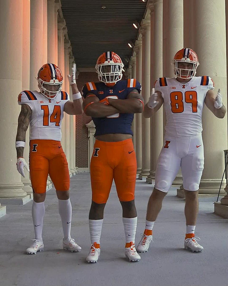 New look with ties to traditions. #Illini // #HTTO // #famILLy