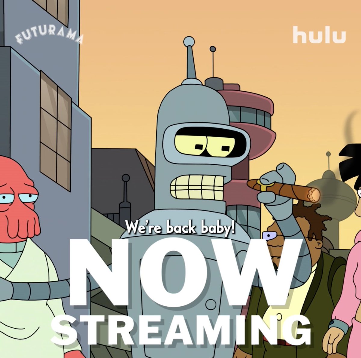 Stream the first episode of Futurama's NEW SEASON now 🚀 only on Hulu.