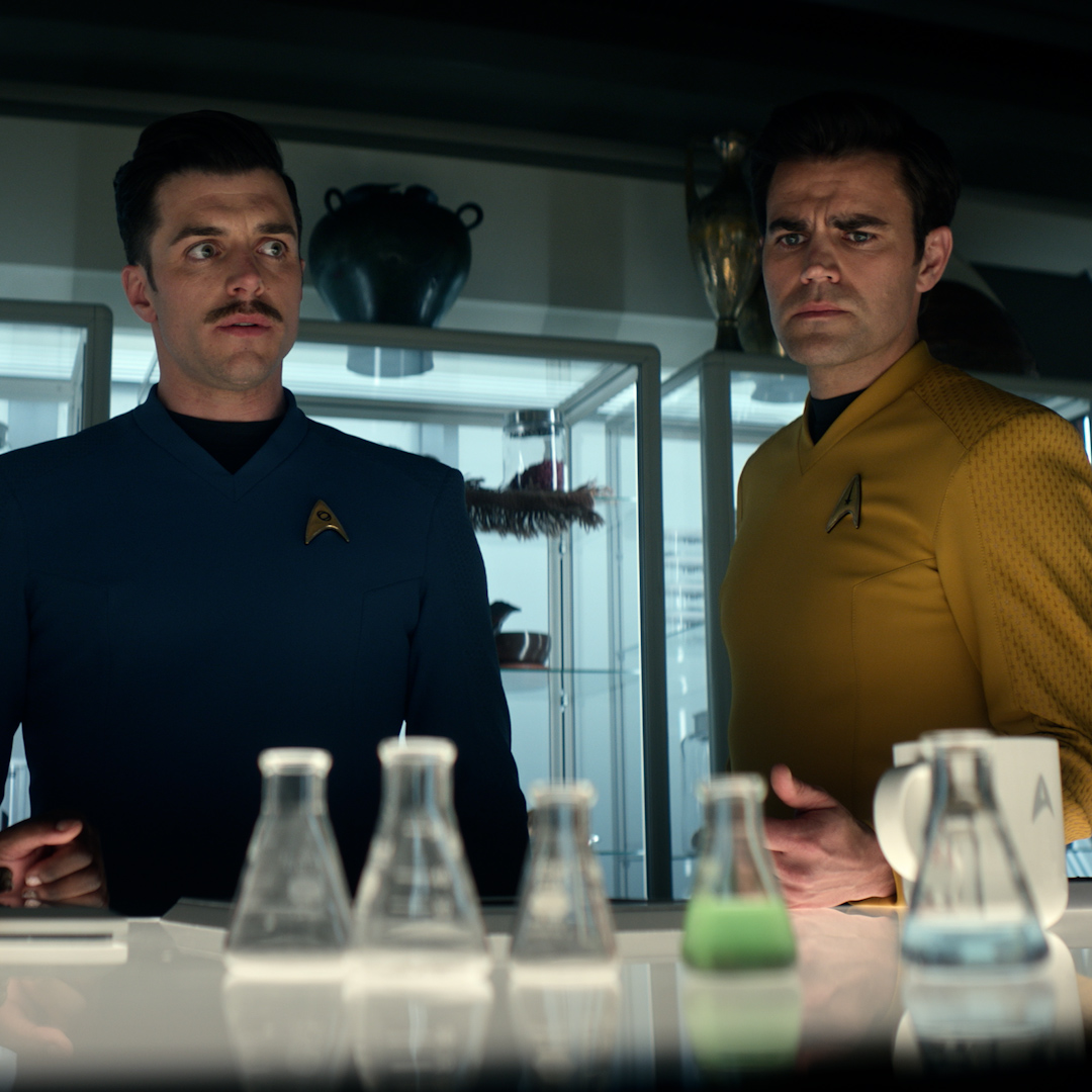 The brothers Kirk are nothing if not competitive. Here's how #StarTrek #StrangeNewWorlds expands their family dynamic.